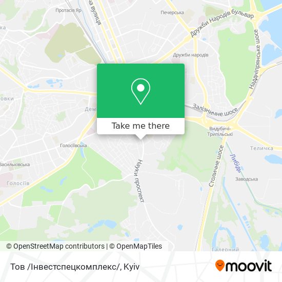 Тов /Інвестспецкомплекс/ map