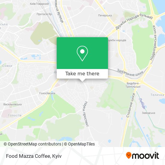 Food Mazza Coffee map