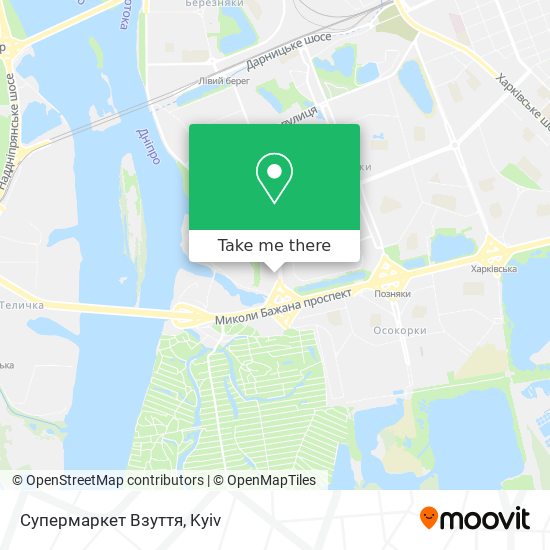 Супермаркет Взуття map