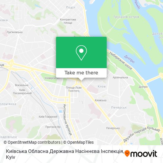 Київська Обласна Державна Насіннєва Інспекція map
