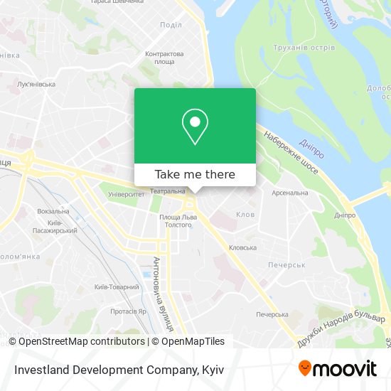 Investland Development Company map