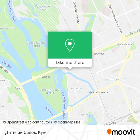 Дитячий Садок map