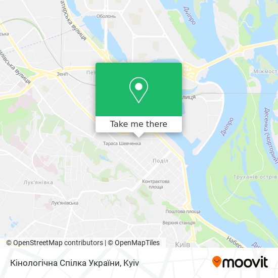 Кінологічна Спілка України map