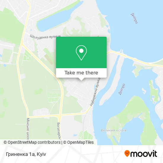 Карта Гриненка 1а