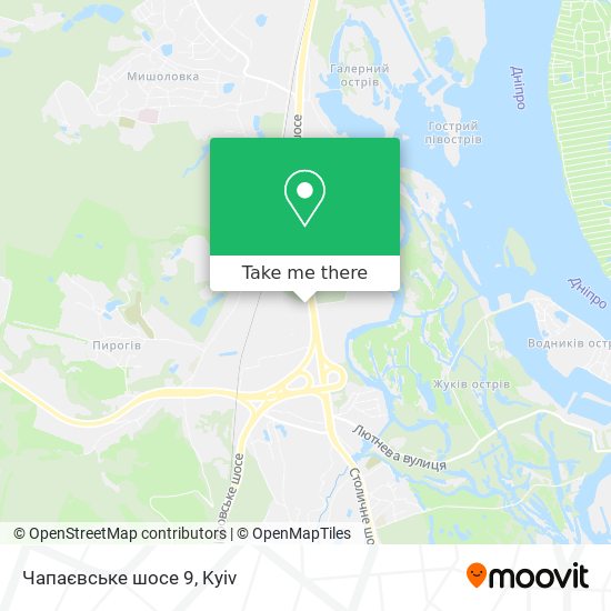 Чапаєвське шосе 9 map