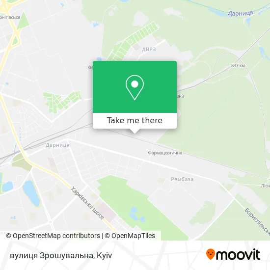 вулиця Зрошувальна map