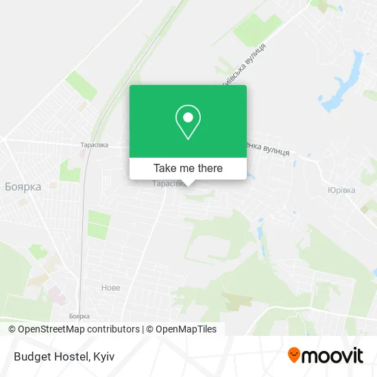 Карта Budget Hostel