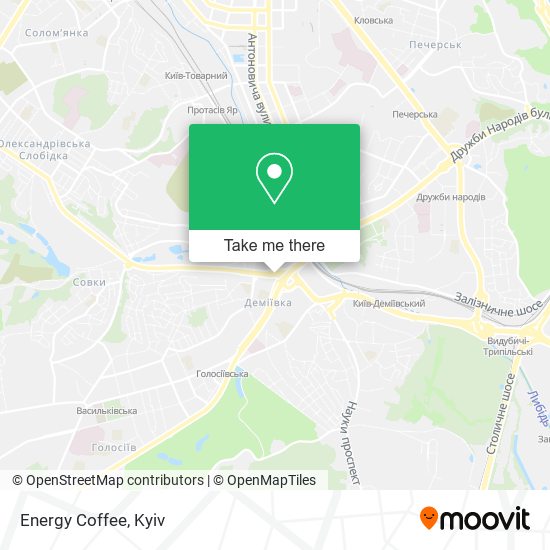 Energy Coffee map