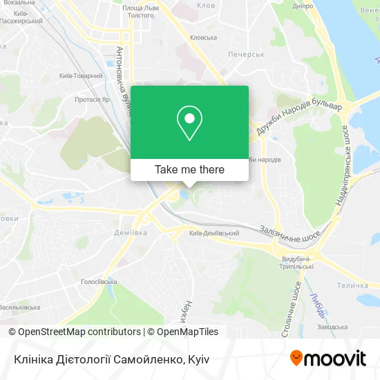 Клініка Дієтології Самойленко map