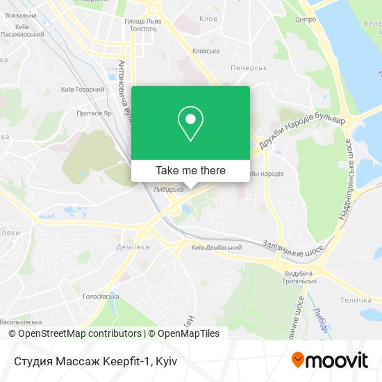 Студия Массаж Keepfit-1 map