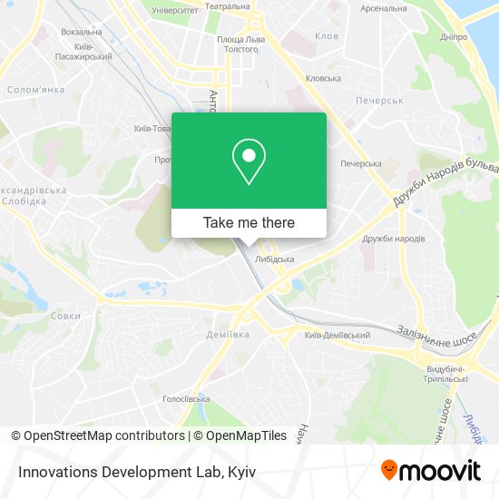 Innovations Development Lab map