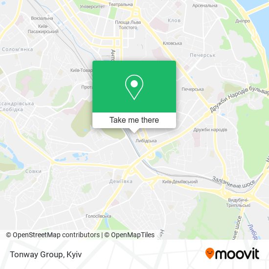 Карта Tonway Group