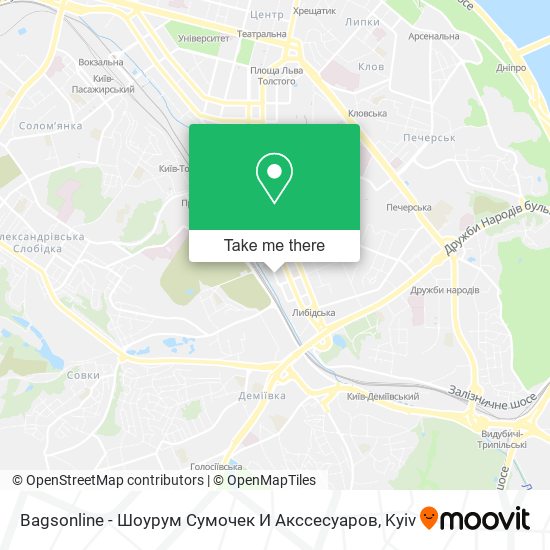 Bagsonline - Шоурум Сумочек И Акссесуаров map