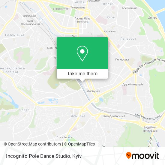 Incognito Pole Dance Studio map