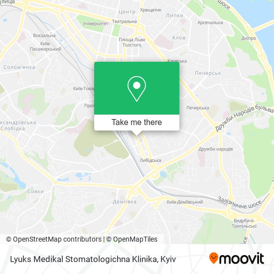 Lyuks Medikal Stomatologichna Klinika map