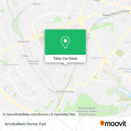 Arcobaleno Home map