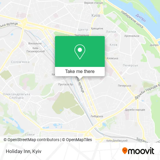 Карта Holiday Inn