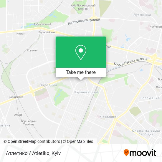 Атлетико / Atletiko map