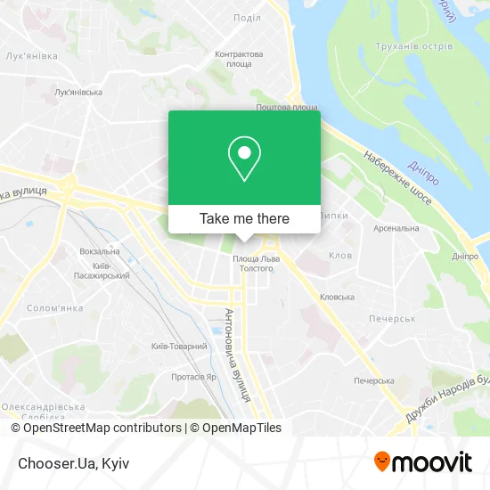 Карта Chooser.Ua