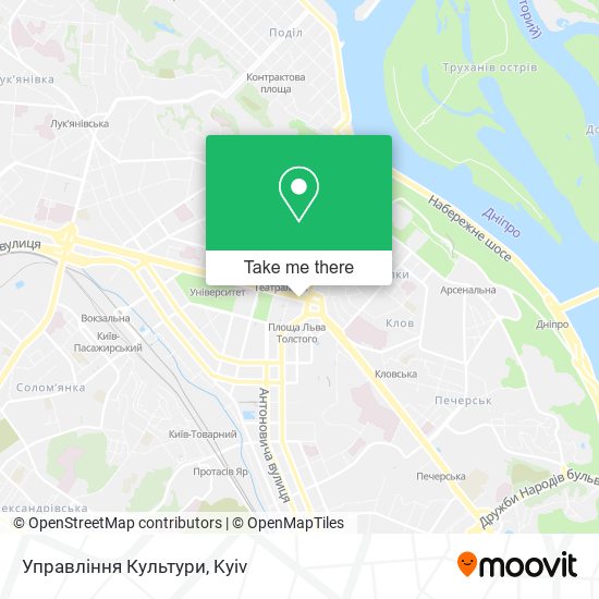 Управління Культури map