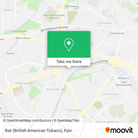 Bat (British American Tobaco) map