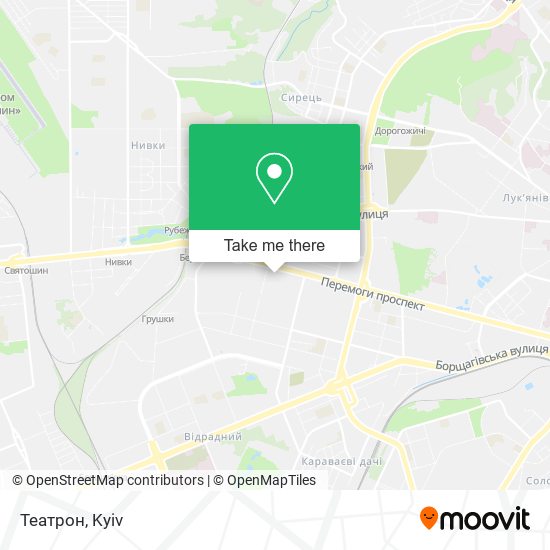 Театрон map