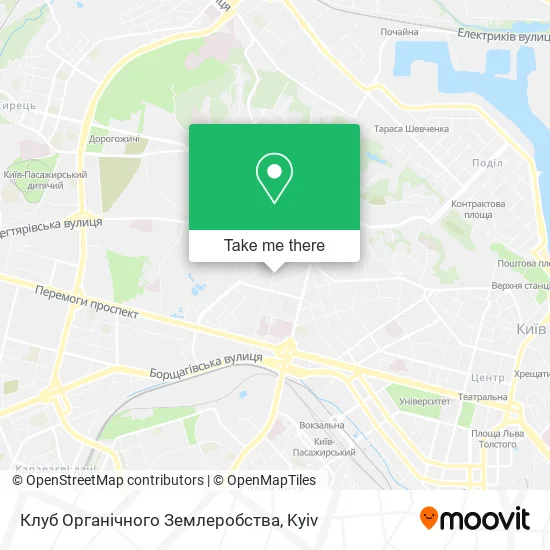 Карта Клуб Органічного Землеробства