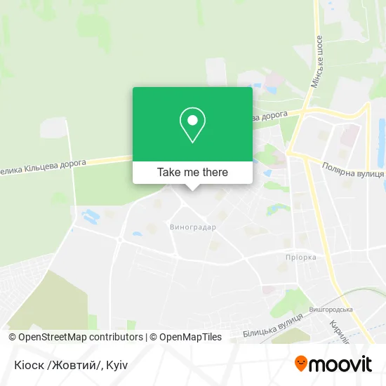 Карта Кіоск /Жовтий/