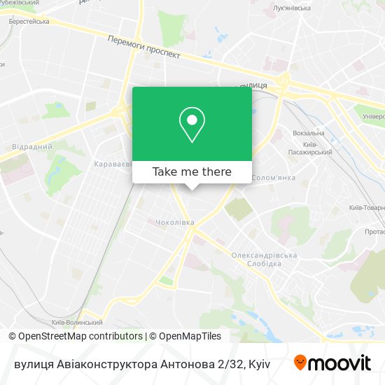 вулиця Авіаконструктора Антонова 2 / 32 map