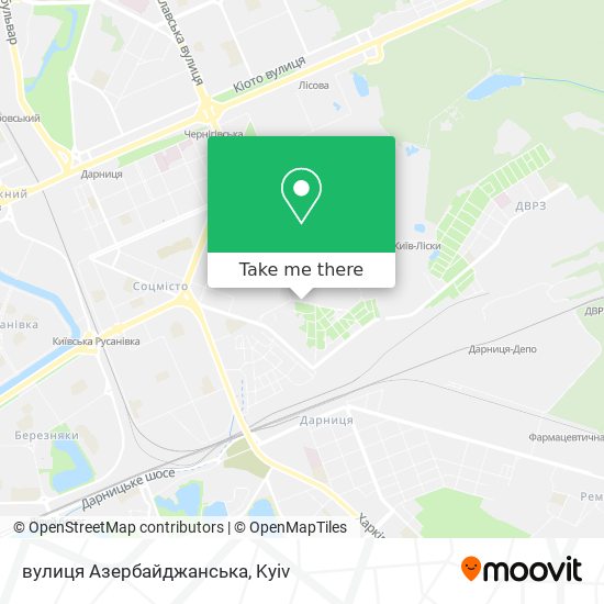 вулиця Азербайджанська map