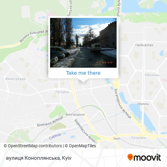 вулиця Коноплянська map