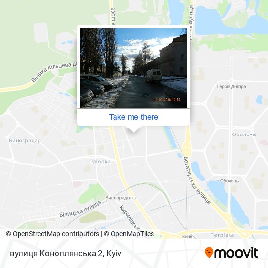 вулиця Коноплянська 2 map