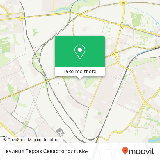 вулиця Героїв Севастополя map