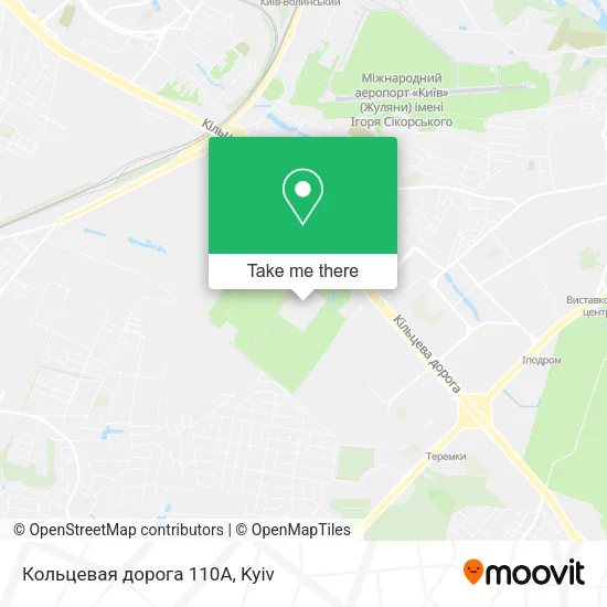 Карта Кольцевая дорога 110А