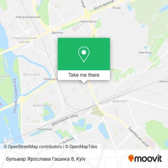 Карта бульвар Ярослава Гашека 8