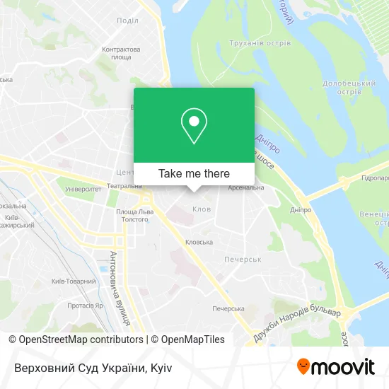 Карта Верховний Суд України