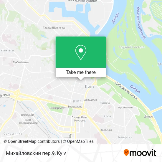 Карта Михайловский пер.9