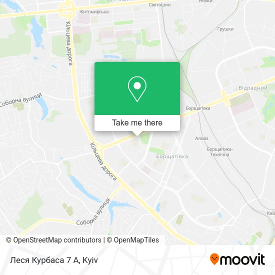 Карта Леся Курбаса 7 А