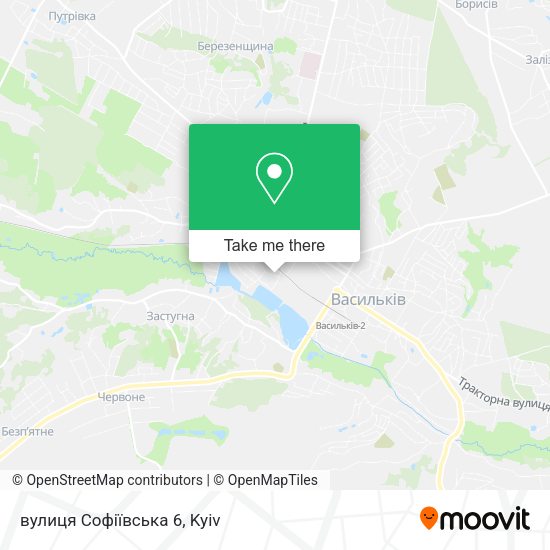 Карта вулиця Софіївська 6