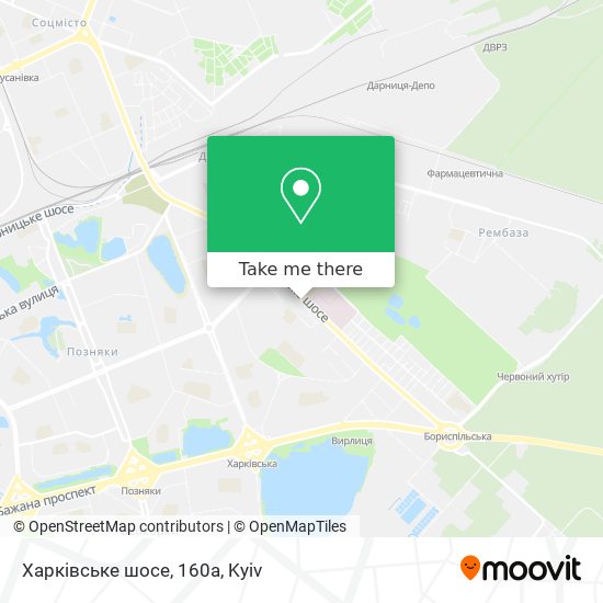 Харківське шосе, 160а map