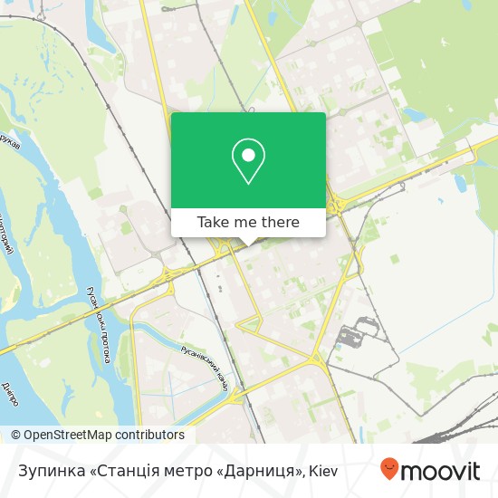 Зупинка «Станція метро «Дарниця» map