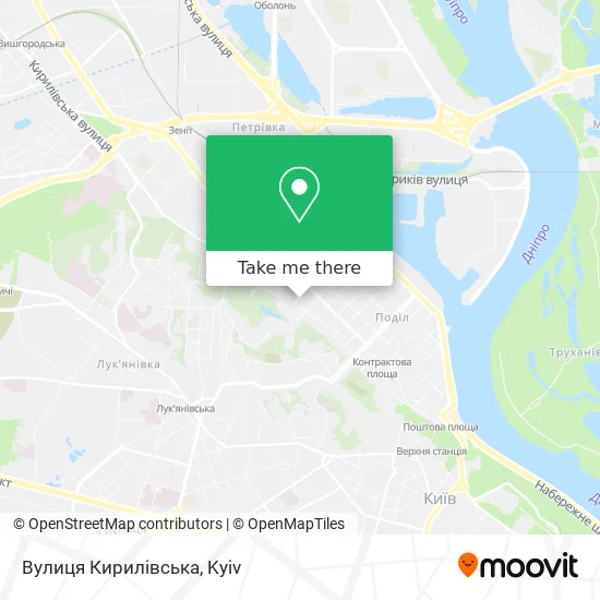 Вулиця Кирилівська map