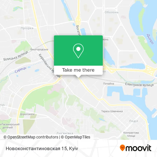 Новоконстантиновская 15 map