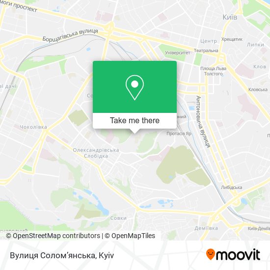 Вулиця Солом’янська map