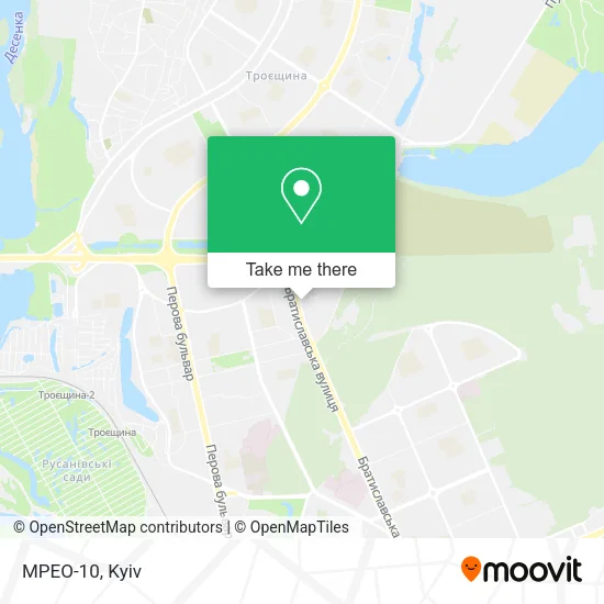 Карта МРЕО-10