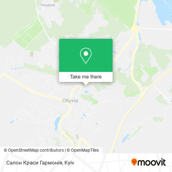 Карта Салон Краси Гармонія