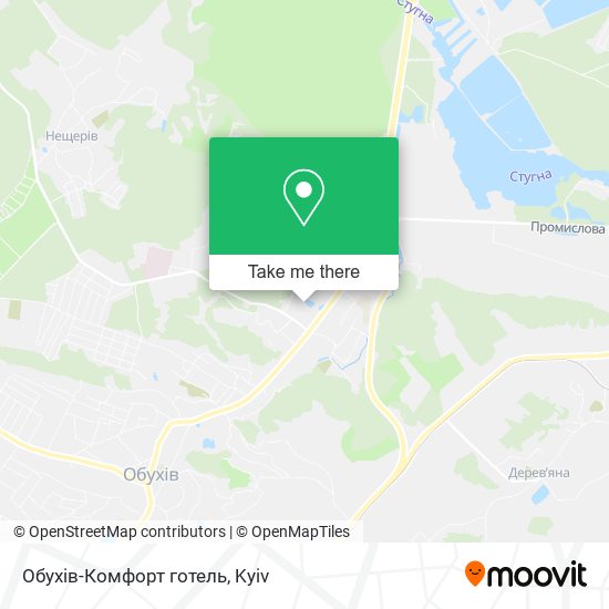 Обухів-Комфорт готель map