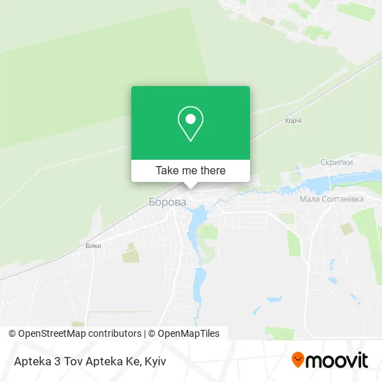Карта Apteka 3 Tov Apteka Ke