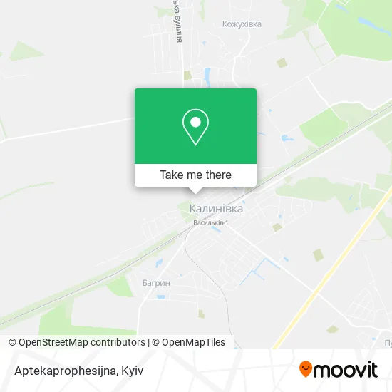 Карта Aptekaprophesijna