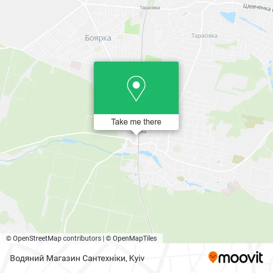 Карта Водяний Магазин Сантехніки